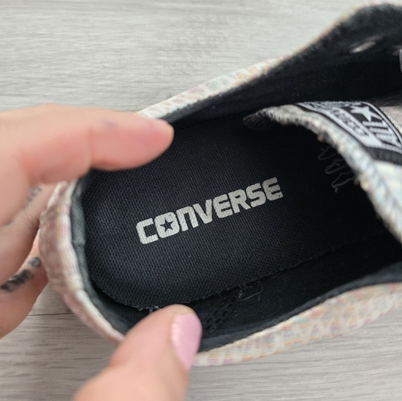 Converse | Chuck Taylor's All-Star metallic diamond low-top sneakers | WMS 8 - Picture 6 of 12